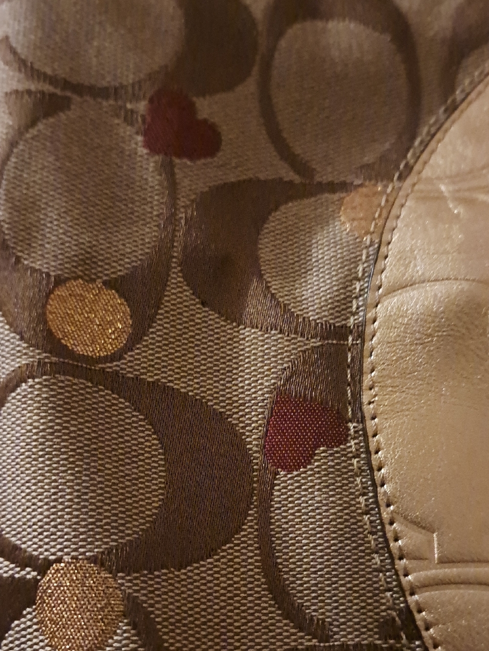 Coach Laura Signature Tote Bag, specifically the "Secret Admirer" 2011 - Picture 6 of 11
